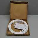 Flexible Bendable Ceiling Curtain Track, 9.8ft (3m) Curved, PVC, Metal, Plastic & Stainless Steel, White, Ceiling Mounted