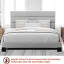 4 Pack Bed Risers 3 inch Heavy Duty, Oversized Furniture Risers, Black Bed Lifts Risers for Table, Sofa, Chair, Couch, Desk, Bed Frame Risers Supports Up to 6,500 Lbs