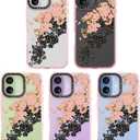 Bouvardia for iPhone 17 Case, Cute Girly Design for Women, Shockproof & Aesthetic, Floral: Sakura