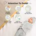 KeaBabies 3-Pack Organic Swaddles for Newborns Girls, Boys with Hats - Soft Cotton Baby Sleep Sacks 0-3 Months, Breathable Baby Hats and Swaddles 0-3 Months, Newborn Essentials Must Haves (Aspire)
