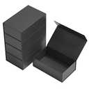 Gift Boxes Black with Magnetic Closure Lid 10" X 6" X 3" Gift Boxes for Presents,Luxury for Gift Packaging, Bridesmaid Gifts Box,Birthday Gift Box,Christmas Gift Box(5PCS)