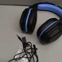 Ozeino 2.4GHz Gaming Headset Wireless with Flip Mic for Ps5, Ps4, PC, Gaming Headphones with RGB Light, 40Hr Battery Bluetooth Headset for Laptop, Mobile, Mac