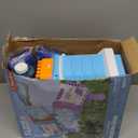 Sloosh 2 Packs 69 Holes Bubble Gun with Solution Refill for Toddlers, Kids, Rocket Shape Bubble Guns Toy for Outdoor, Summer Toy, Gifts, Party Favors,Wedding, Easter