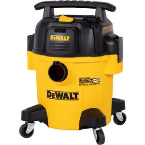 DEWALT 5 Gallon STEALTHSONIC Shop Vacuum Wet and Dry, Powerful Suction & Portable Shop Vac with Attachments, Ultra Quiet Wet Dry Vac for Home, Garage, Car, Workshop, Jobsite, DXV05P-QT, 4 Peak HP