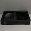 ELS PET Elevated Dog Bowls, Adjustable Raised Dog Bowls with No Spill Dog Water Bowl and Stainless Steel/Slow Feeder, Stand for Small Medium Large Dogs,Cats & Pets (Plastic)