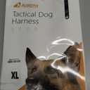 Auroth Tactical Dog Harness for Large Dogs No Pull Adjustable Pet Harness Reflective K9 Working Training Easy Control Pet Vest Military Service Dog Harnesses Black XL (XL(Neck:20-31",Chest:26-42"),75-135 lbs)