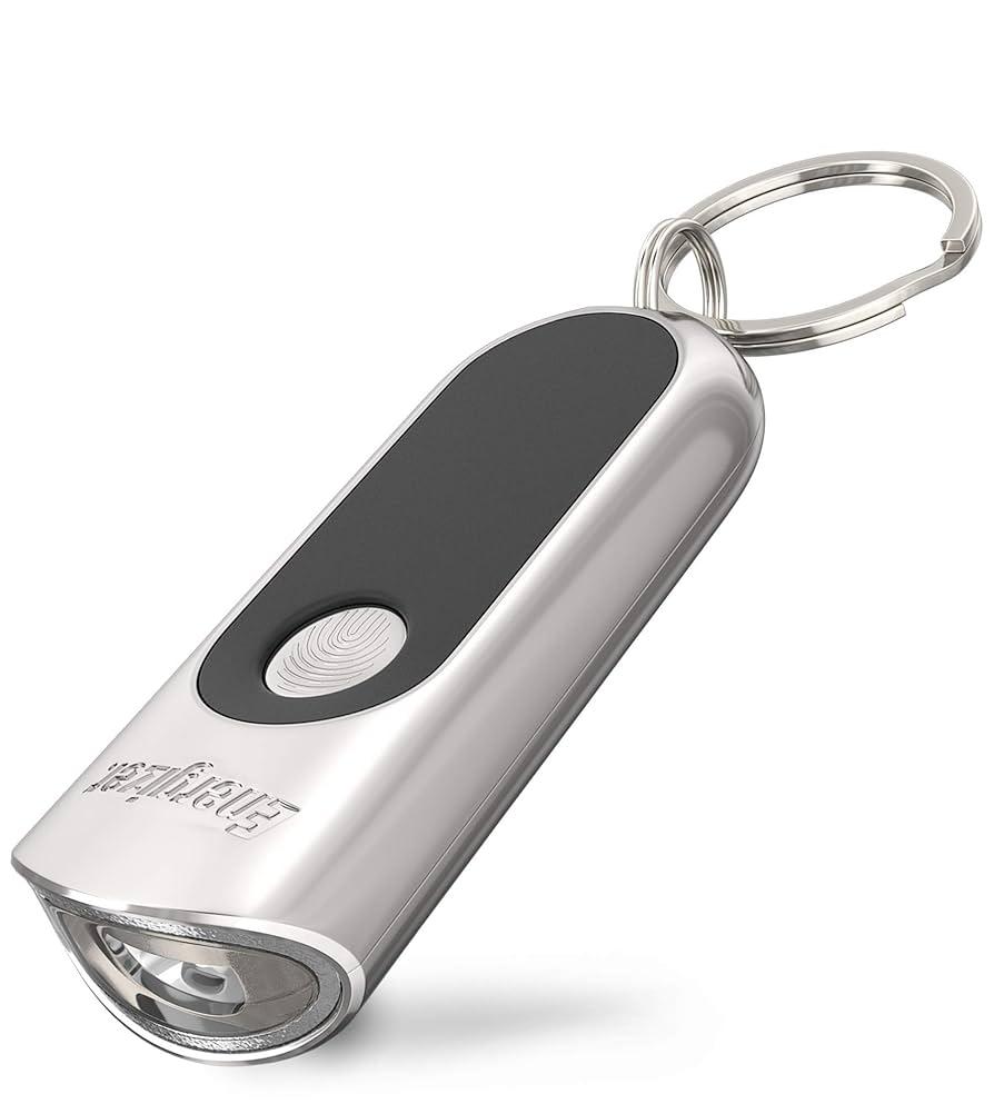 Metal Pedal Mouse Trap, 2-Pk. And Energizer - Touch Tech Keychain Light - silver