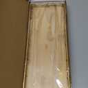 Wooden Decorative Tray, Oak 11.2" L Kitchen Countertop Soap Sponge Holder for Dresser Perfume Tray Jewelry Candle Nightstand Table Centerpieces for Dining Room Decor Natural (11" x 4.3" x 1.5")