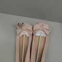 Stunner Women's Dress Flats Cute Round Toe Bowknot Flats Comfortable Ballet Flats Casual Slip On Flat Shoes2 (8.5, Bow 1 Light Pink)