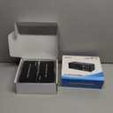 KVM Extender 4K 120M, HDMI USB Extender Over Cat5e/6 Ethernet Cable, Supports Keyboard Mouse, Black