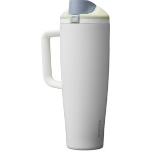 Owala FreeSip Tumbler Insulated Stainless Steel Water Bottle with Built-in Straw and Side Handle, For Travel, Work, School, and Sports, 40oz, BPA Free, Leak Proof, Iced Breeze