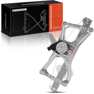 A-Premium Power Window Regulator (with 2 Pins Motor) Front Passenger Side Compatible with Honda Civic 2006-2011
