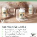 Double Wood Supplements Ashwagandha KSM 66 Organic and Clinically Studied Extract (600mg Per Serving, 120 Capsules, 60 Servings) Adaptogen Cortisol Manager for Women and Men, Exp 08/2028