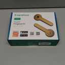 Smart Door Lock with Knob, Keyless Entry Door Locks with Handle, Fingerprint Door Knob for Bedroom/Front Door/Apartment,Generate Passcode Gold