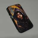 for Samsung Galaxy A25 5G Case, Heavy Duty 3 in 1 Hybrid Military Grade Shockproof Drop Full-Body Protective Cover for Samsung Galaxy A25 5G 6.5 inch, African Black Girl