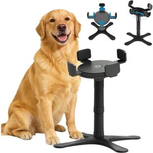 Adjustable Dog Bowl Stand Raised Bowl with 3 Heights Tilted Feeding Stand Elevated Stand for Dog Bowls Adjusts to 5.5",9.45",13.2" Non-Slip for Small, Medium, Large Dogs