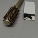 Sndyi Small Round Brush for Blow Out, 1.3 Inch Nano Thermal Ceramic Ionic Round Hair Brush with Boar Bristles, Boost Shine and Volume, For Short Hair with Quick Blow Drying and Salon Styling