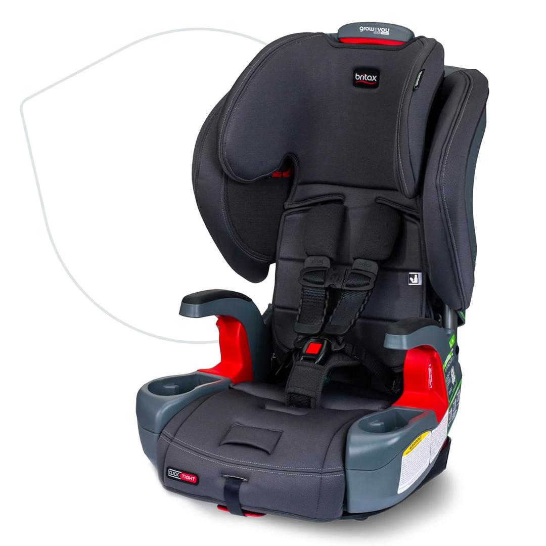 Britax Grow with You ClickTight Harness-2-Booster Car Seat, Cool N Dry - Cool Flow Moisture Wicking Fabric, Manufactured Date: 2025/11/27