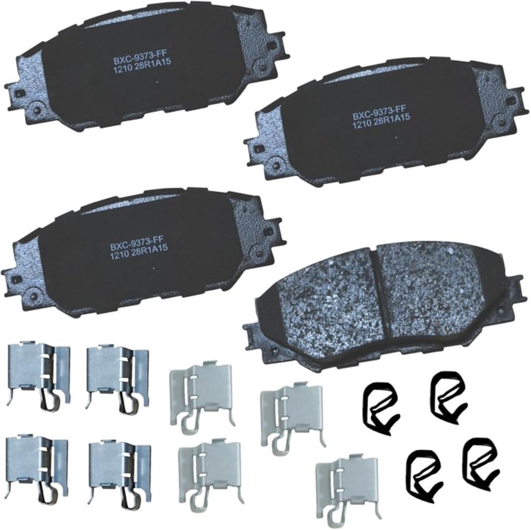 Bendix Premium SBC1210 Ceramic Front Brake Pads for Select Models Lexus HS250h, Pontiac Vibe, Scion xB, xD, Toyota Corolla, Matrix, Prius V, RAV4