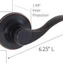 Design House 700617 Springdale Dummy Door Lever, Oil Rubbed Bronze, Decorative , Oil-Rubbed Bronze