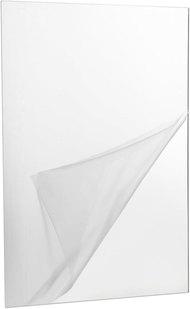 Wall-Mounted Mirror Wall Acrylic Peel Stick On Locker Mirrors Unbreakable Sheet Cut Size Sticky Repair Office Tiles Stickers Tables Ceiling Bedroom Frame Border Paper Tape Outdoor Garden Closet Decor