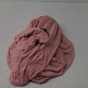 100% Combed Cotton Prewashed Jersey Knit Fitted Sheet only - Snug Fit, Stay in Place - Fits Mattresses Up to 14" Deep Pocket - Ultra Soft, Wrinkle & Fade Free - Comfy Fitted Sheet Twin Pink