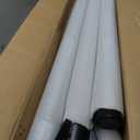 2 Pack Shade Sail Poles, 10 FT Outdoor Sun Shade Poles for Deck, 2.4" Diameter Steel Heavy Duty Shade Pole Kit for Outdoor Shade in Ground and Backyards, Patio, Deck, Black Three Ring Sun Shade Pole,  10 ft- 2 Pack, black
