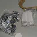 Vesici 25 Set Baptism Party Favors Bulk Includes 3 in 1 Nail Clippers Bottle Opener Keychain God Bless Nail Clippers Thank You Gift Cards Organza Bags for Baptism Party Supplies Souvenirs