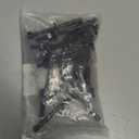 30Pcs 1/4x3 Inch Standard Fasteners for Heavy-Duty Black Wedge Anchors for Cement and Concrete