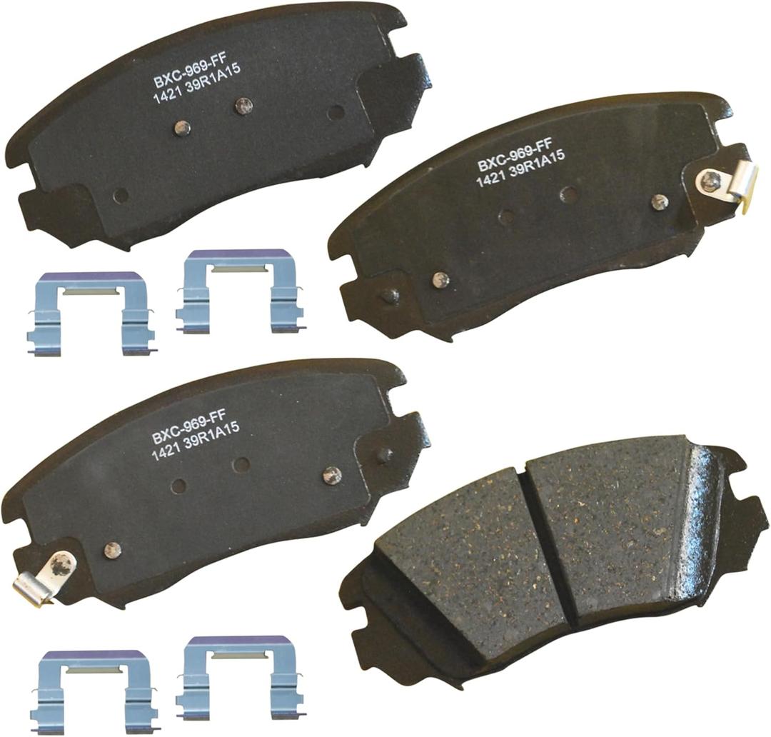 Bendix Premium SBC1421 Ceramic Front Brake Pads for Select Models Buick Allure, Cascada, LaCrosse, Regal, Cadillac ELR, Chevrolet Equinox, Impala, Malibu, Malibu Limited, GMC Terrain, Saab 9-5