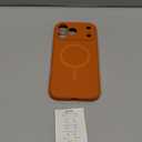 Miracase Magnetic for iPhone 17 Pro Max Case, Compatible with MagSafe, Integrated Silicone Camera Control Cover, 3.0mm Thicken Shockproof Drop Protection Phone Case for 17 ProMax, Orange