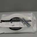 Renovation Shower Cover Plate for 2-Handle or 3-Handle to 1-Handle Shower Updates, Brushed Nikel