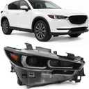 Right Headlight Assembly Compatible with CX-5 2022-2024 W/Bulb w/o AFS Projector Headlamp Passenger Side5078673000 KPF151040