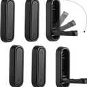 Folding Coat Hooks, 6 Pcs Foldable Black Wall Hooks Heavy Duty Foldable Hook Bathroom Towel Hooks Robe Hooks Wall Mounted for Hanging Coat Towels Clothes Hat Bags Keys