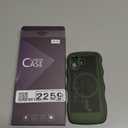 3 in 1 Magnetic for iPhone 17 Case, Cute Wavy [Full Camera Protection] [Fit for MagSafe] 1X Screen Protector+1X Wrist Strap, Anti-Slip Trendy Women Girly Phone Case for iPhone 17 6.3", Deep Green