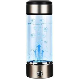 SANTIFY Hydrogen Water Bottle 14 Oz Portable Hydrogen Water Ionizer Machine - Hydrogen Water Generator - Hydrogen Rich Water Glass Health Cup (1)