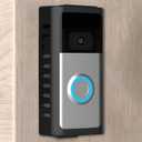 AntiTheft Ring Doorbell Mount, Adjustable Angle Mount Kit (45135 Degrees) Compatible with Ring Battery Video Doorbell 2/3/4/Pro (2024 Release), Door Bell Holder Mounting Bracket No Block Sensor