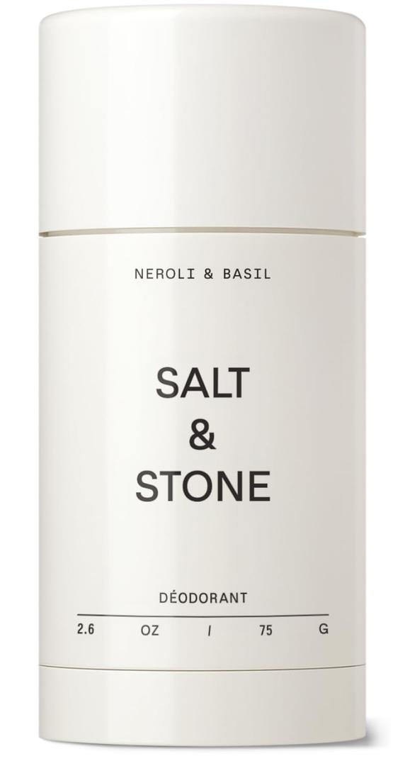 Salt & Stone Aluminum Free Deodorant | Extra Strength 48 Hour Protection for Women & Men | Made with Seaweed Extracts, Niacinamide & Prebiotics | Neroli & Basil