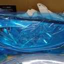 Headlight Assembly for 2002 2003 2004 Toyota Camry Le/Xle Sedan 4-Door Driver Hybrid Headlamp& Passenger Side(Chrome Housing with Amber Reflector)