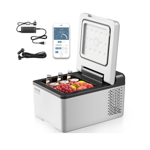 VEVOR 10 Quart 12 Volt Portable Mini Freezer Car Compressor Fridge Cooler