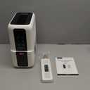 Dehumidifiers for Bathroom with Moisture Absorber Bag Reusable, 68 OZ Water Tank Portable Quiet Dehumidifier for Bedroom with Auto Shut Off, 7 Colors LED Light for Home, RV, Garage, apartment (Black and White)