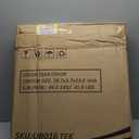 43lb Patio Umbrella Base Stand, Outdoor Square Concrete Stand Heavy Duty Market Umbrella Pole Holder, Black