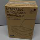 Sunglass Organizer, Clear Glasses Holder for Nightstand and Storage, Prescription Eye Glasses Display Case