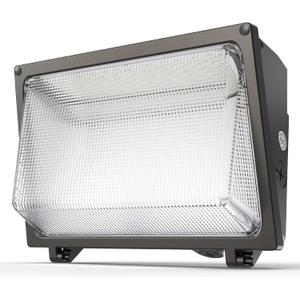 Pack Of 2 - LED Wall Pack Light: 120W 18000LM Glass Lens Wall Pack Lights Outdoor LED,LED Wall Pack Daylight 5000K for Yard Parking Lot Barn Warehouse UL Listed