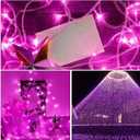 800 Led Pink String Lights Indoor Outdoor Christmas Decorations, 330 Ft 8 Modes Plug in Fairy Lights Pink Valentine Day Room Decor