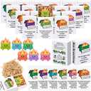 Realspring 24 Sets Dumpster Ornament Funny Office Gift for Employee Classic Dumpster Desk Accessories with Inspirational Cards Box for Employee Appreciation Day Coworker Teacher Nurse Team