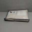 100% Blackout Shield Linen Blackout Curtains for Bedroom 84 Inches Long, Back Tab/Rod Pocket Living Room Drapes, Thermal Insulated Blackout Curtains 2 Panels Set, 50" W x 84" L, Cream