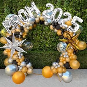 146pcs Prom 2025 Balloon Garland Arch Kit - Graduation Party Decorations - Prom Night Balloons