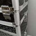 Joligrace Rolling Makeup Case with Drawers - Tattoo Storage Organizer Travel Cart for Nail Tech, Cosmetology, Barber Tools - Portable Suitcase on Wheels (Black)