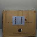 HOLMES 18" Stand Fan, 80 Oscillation, 3 Speeds, 5 Blades, Adjustable Height, 30 Head Tilt, Ideal for Home, Bedroom or Office, Black